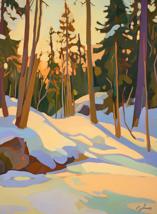 Winter Pines by Christopher Jones